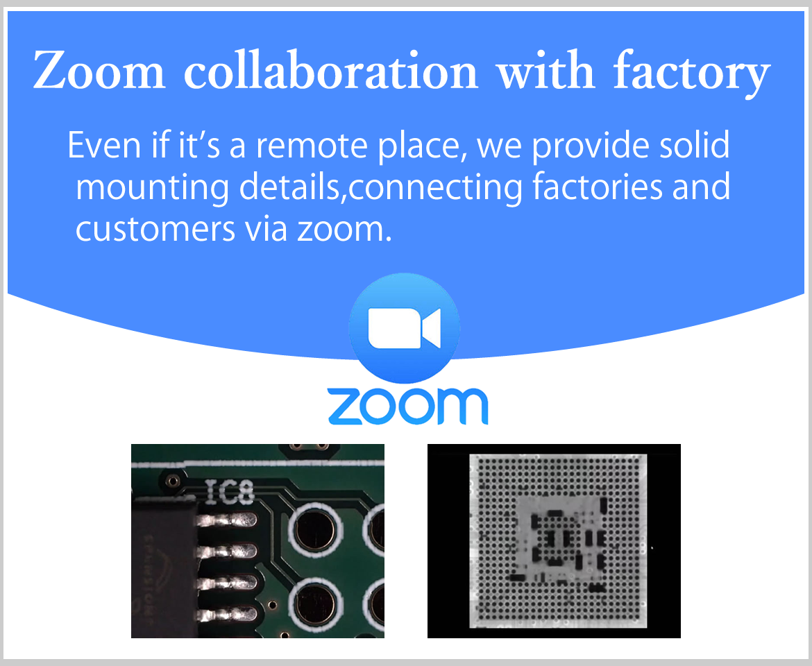Zoom collaboration with factory